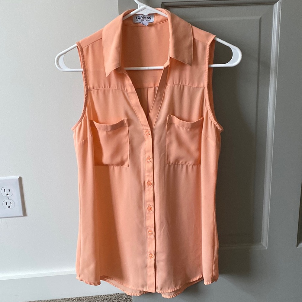 Express Tangerine Blouse